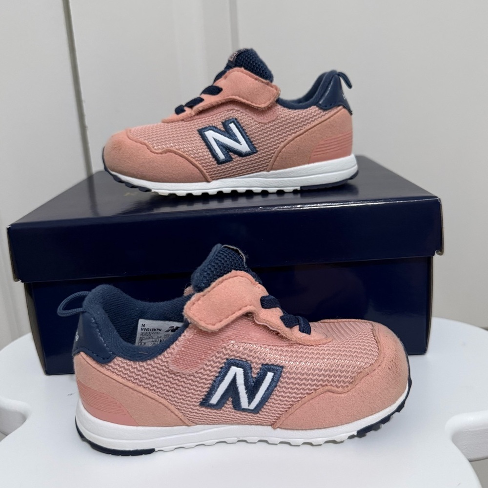 New Balance Kids' Sneakers in Pink and Navy
